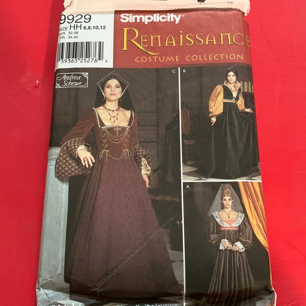 Renaissance Costume pattern